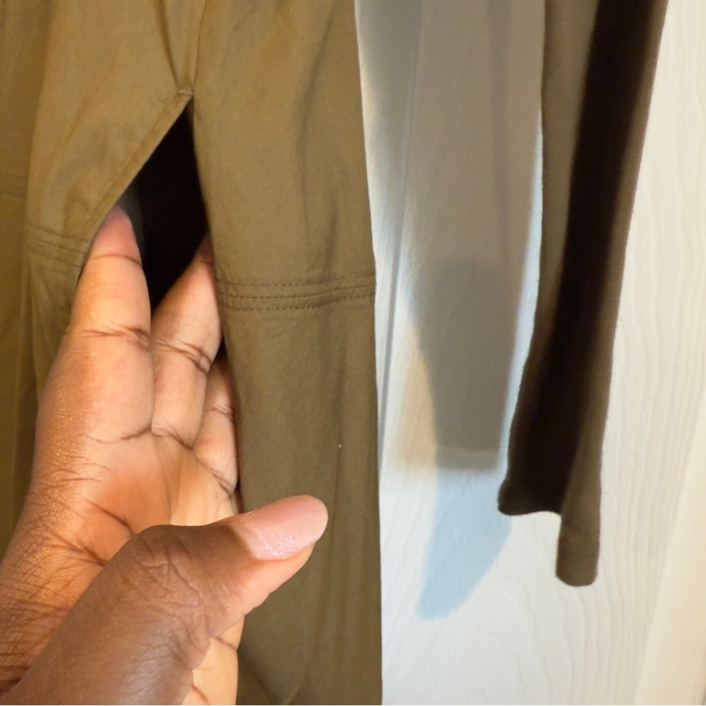 Everlane Olive Long Sleeve Dress - Picture 5 of 14